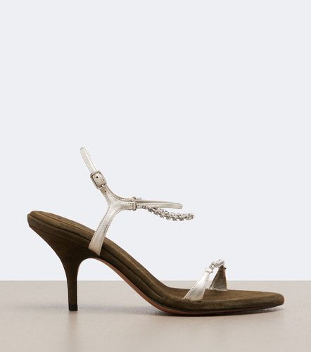 Zia embellished metallic leather sandals - Chloe - Modalova