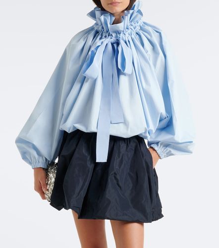 Blusa de popelín de algodón con lazo - Patou - Modalova