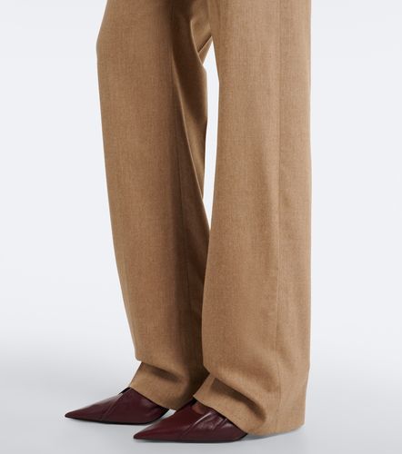 Hunter wool and cashmere straight pants - Khaite - Modalova