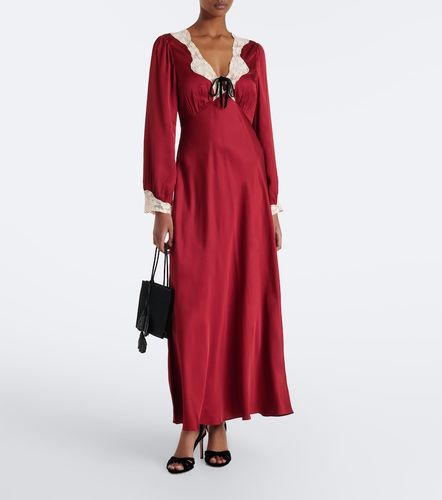 Maxikleid Larah aus Satin mit Spitze - Rixo - Modalova
