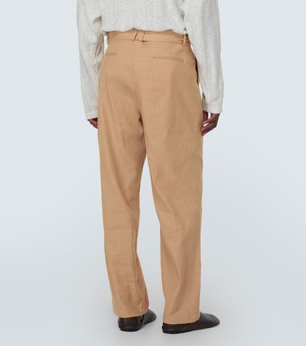 Pantaloni regular in lino e cotone - Commas - Modalova
