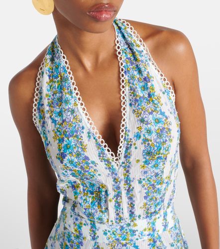 Abito midi Beth in cotone con stampa floreale - Poupette St Barth - Modalova