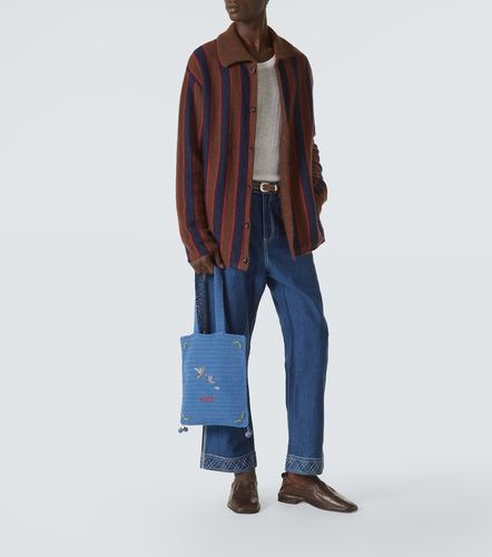 Bode Striped mohair-blend cardigan - Bode - Modalova