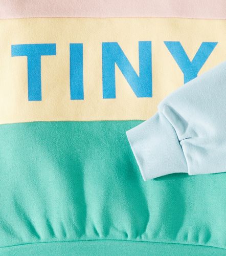 Sudadera Color Block de algodón con logo - Tinycottons - Modalova
