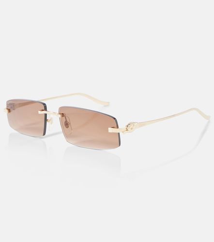 Panthere De Cartier rectangular sunglasses - Cartier Eyewear Collection - Modalova