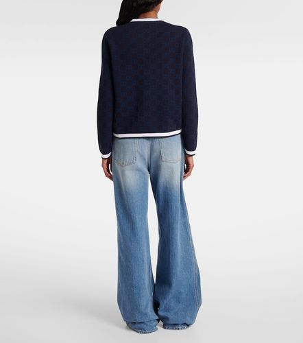 Cárdigan de algodón con GG en intarsia - Gucci - Modalova