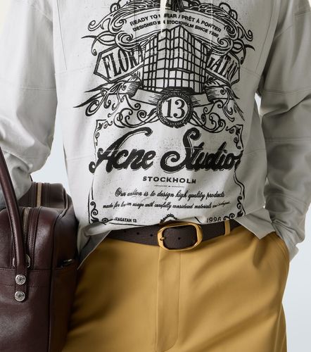 Polo de algodón con logo - Acne Studios - Modalova