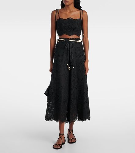 Top Rhiannon de algodón bordado - Zimmermann - Modalova