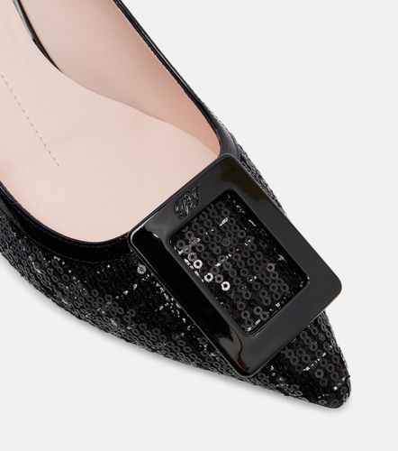 Virgule 55 sequined slingback pumps - Roger Vivier - Modalova