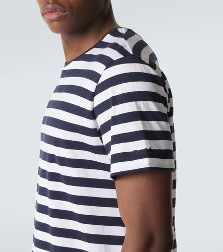 Camiseta de piqué de algodón a rayas - Ralph Lauren Purple Label - Modalova