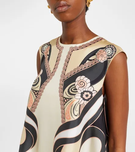 San Carlo printed silk twill top - La DoubleJ - Modalova