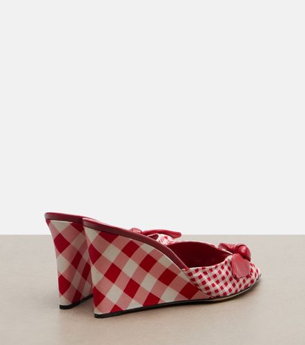 Mules Livi con zeppa in canvas e pelle - Jimmy Choo - Modalova
