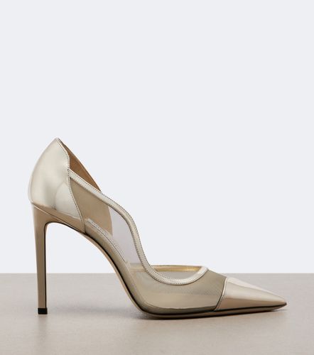 Brigitte metallic leather and mesh pumps - Jimmy Choo - Modalova