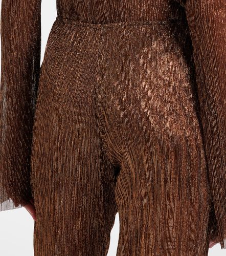 Dries lame flared pants - Cala de la Cruz - Modalova