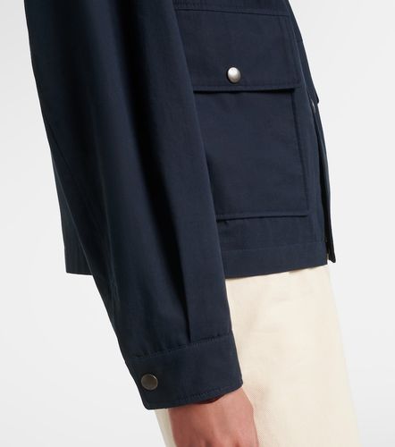 Giacca blouson in cotone reversibile - Saint Laurent - Modalova