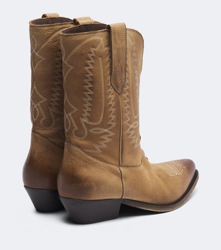 Botas cowboy Wish Star de piel - Golden Goose - Modalova
