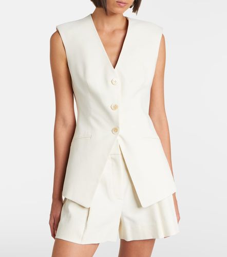 Gillson cotton-blend twill vest - Veronica Beard - Modalova