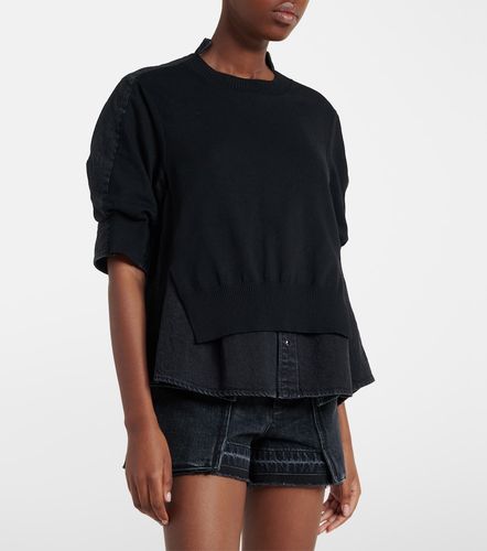 Sacai Pullover in misto cotone - Sacai - Modalova