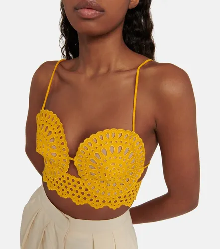 Broderie anglaise crop top - Stella McCartney - Modalova