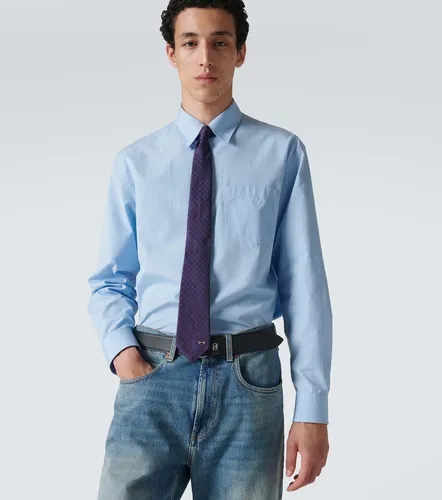 Corbata de seda con GG en jacquard - Gucci - Modalova