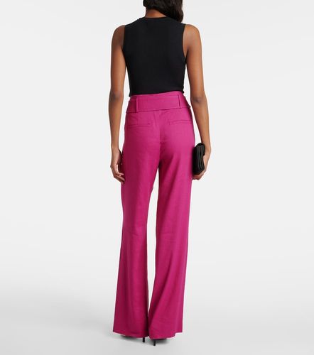 Pantaloni flared Sunny in misto lino - Veronica Beard - Modalova