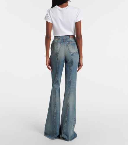 Jeans bootcut de efecto desteñido de tiro alto - McQueen - Modalova