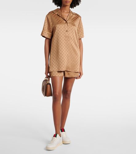 Gucci GG satin blouse - Gucci - Modalova