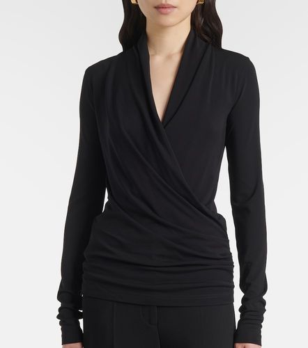 Toteme Top de jersey drapeado - Toteme - Modalova
