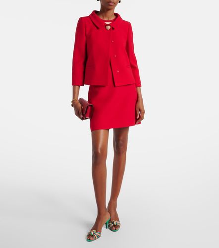Minifalda de Crepe Couture - Valentino - Modalova