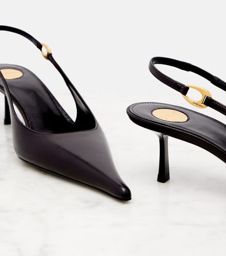 Vendome 50 leather slingback pump - Saint Laurent - Modalova