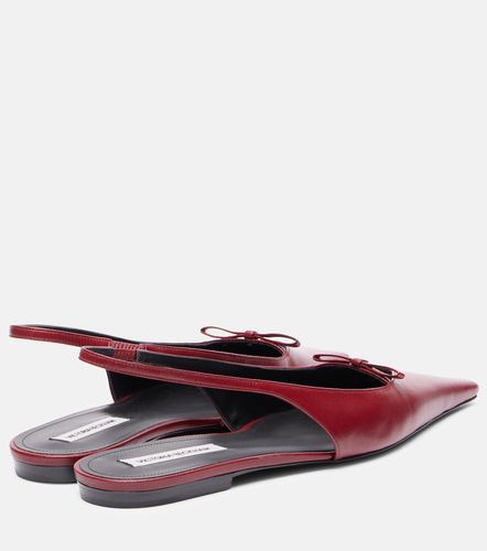Leather slingback flats - Victoria Beckham - Modalova