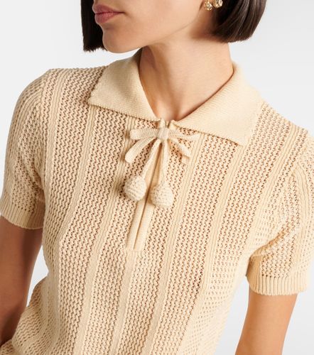 Valentino Polo de algodón con lazo - Valentino - Modalova