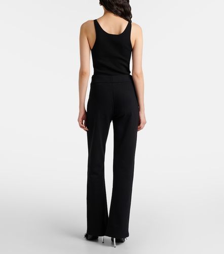 Low-rise cotton-blend sweatpants - Coperni - Modalova