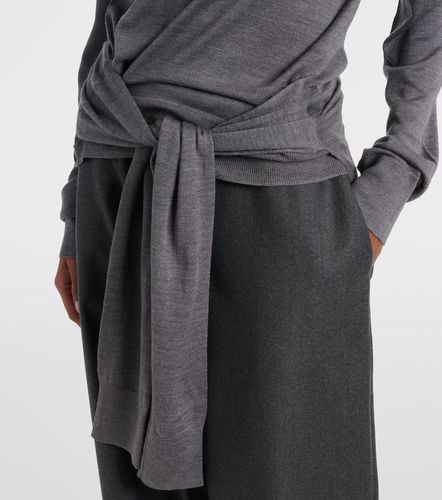 Turtleneck wool and silk sweater - Toteme - Modalova