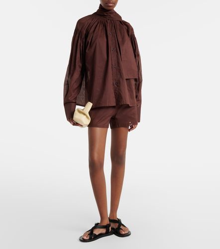 Plan C Cotton organza shorts - Plan C - Modalova