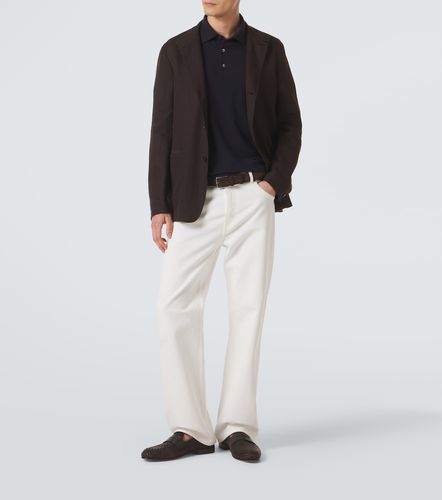 Zegna Polo in piqué di cotone - Zegna - Modalova