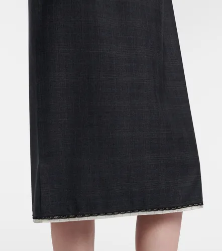 Prada Midikleid aus Schurwolle - Prada - Modalova