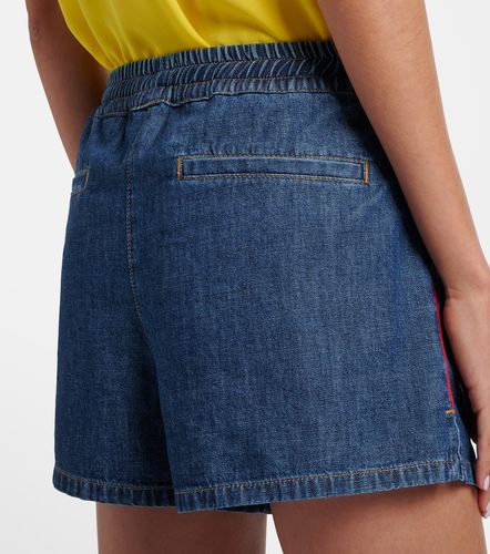 Shorts de denim con VGold - Valentino Garavani - Modalova