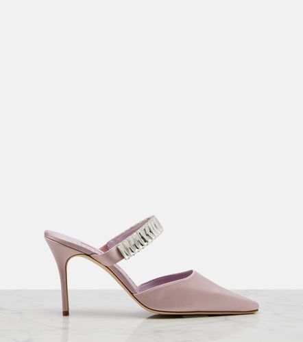 Manolo Blahnik Mules Zumbon in raso - Manolo Blahnik - Modalova