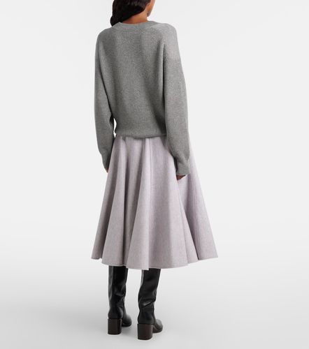 Virgin wool midi skirt - Brunello Cucinelli - Modalova