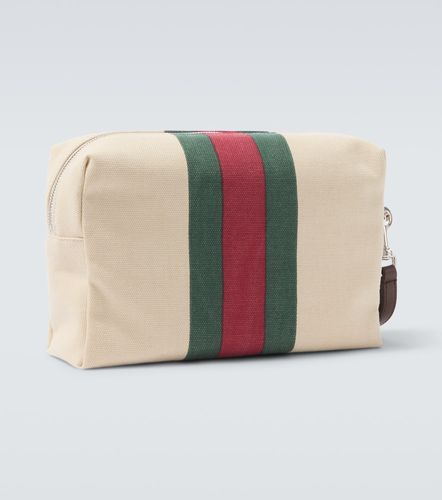 Pouch Positano Small de lona con Web - Gucci - Modalova