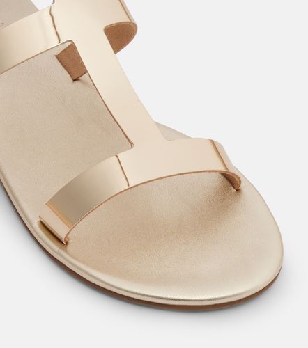 Fedra metallic leather gladiator sandals - Ancient Greek Sandals - Modalova