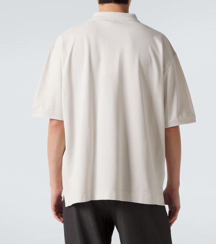 Polo de algodón desgastado con logo - Acne Studios - Modalova
