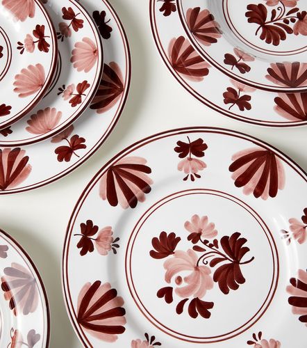 Set di 2 piatti piani Blossom in ceramica - Cabana - Modalova