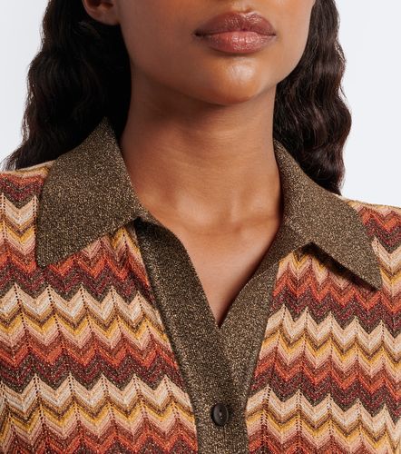 Pullover polo Raya in lamé chevron - Faithfull - Modalova