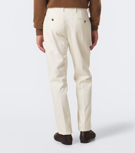 Pantaloni slim in cotone e cashmere - Zegna - Modalova