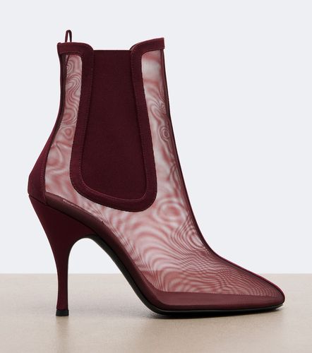 Alaïa Ankle Boots aus Mesh - Alaia - Modalova