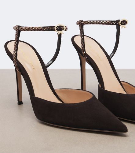 Pumps slingback in suede - Gianvito Rossi - Modalova