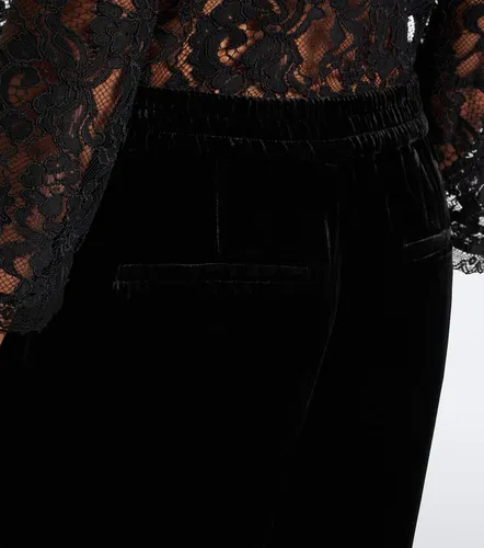 Frame Plaza velvet straight pants - Frame - Modalova
