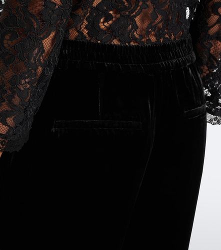 Frame Plaza velvet straight pants - Frame - Modalova